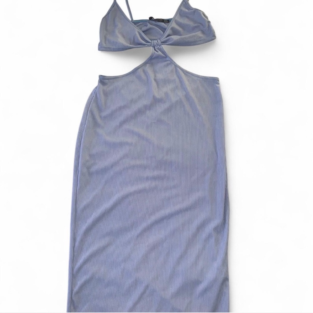 *PLT* Blue Cutout  Dress